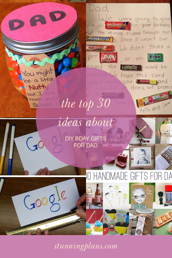 The Top 30 Ideas About Diy Bday Gifts For Dad - Home, Family, Style And ...